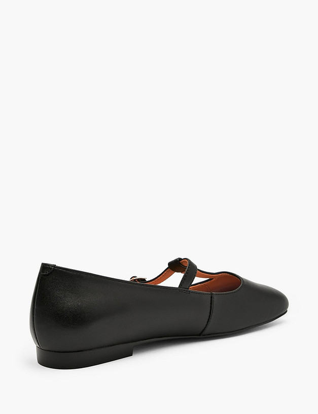 Черные женские балетки MASCOTTE 94-612711-1002M | ракурс 3