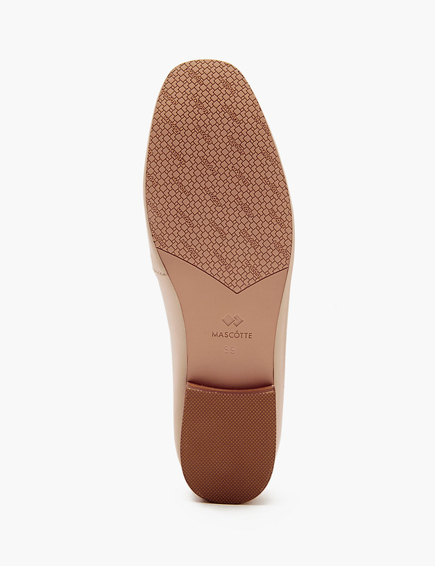Бежевые женские лоферы MASCOTTE 175-417611-3509M | ракурс 5