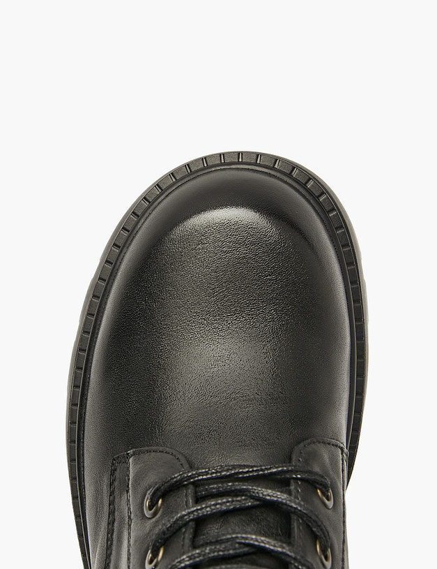 Черные женские зимние ботинки MASCOTTE 234-522031-0102 | ракурс 4