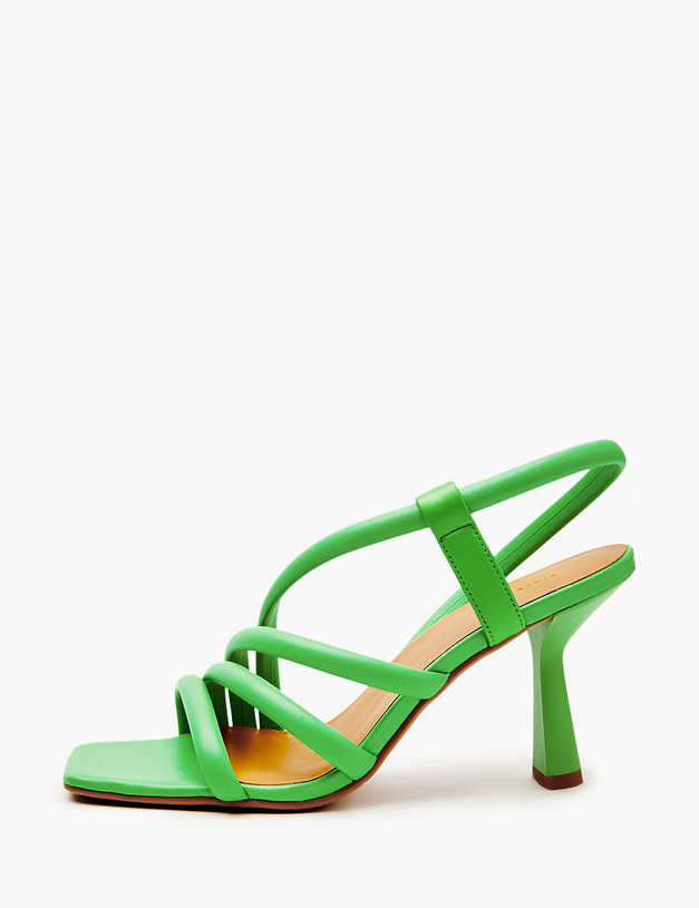 Зеленые женские босоножки MASCOTTE 126-412461-0604 | ракурс 1