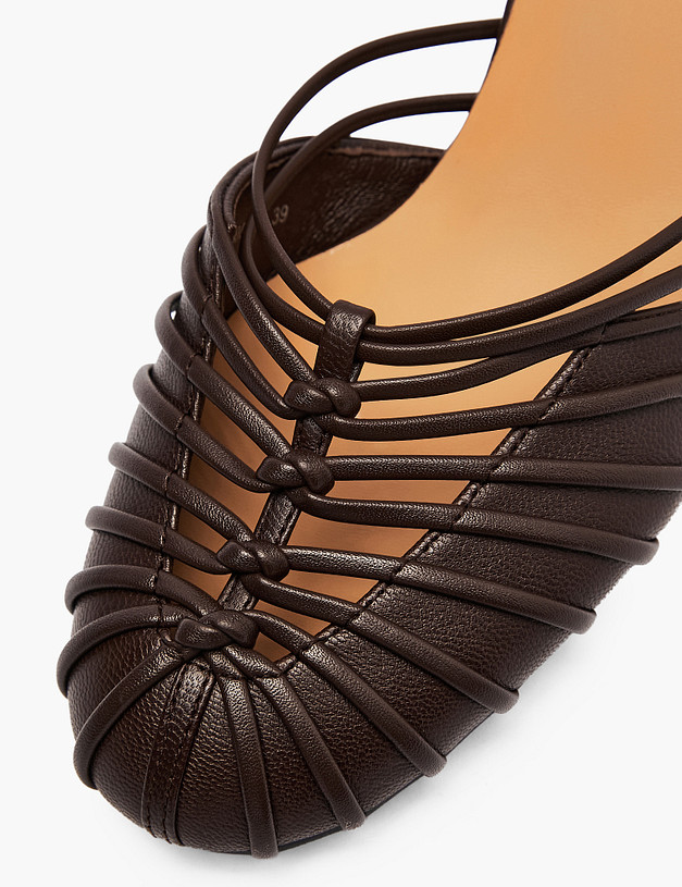 Коричневые женские босоножки MASCOTTE 126-614811-0509 | ракурс 8