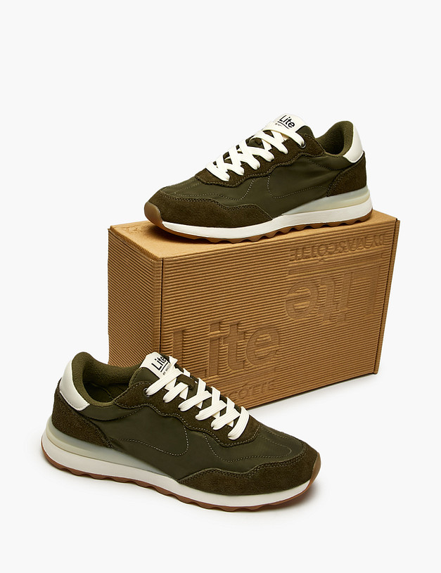 Зеленые женские кроссовки MASCOTTE 156-520121-0204 | ракурс 6