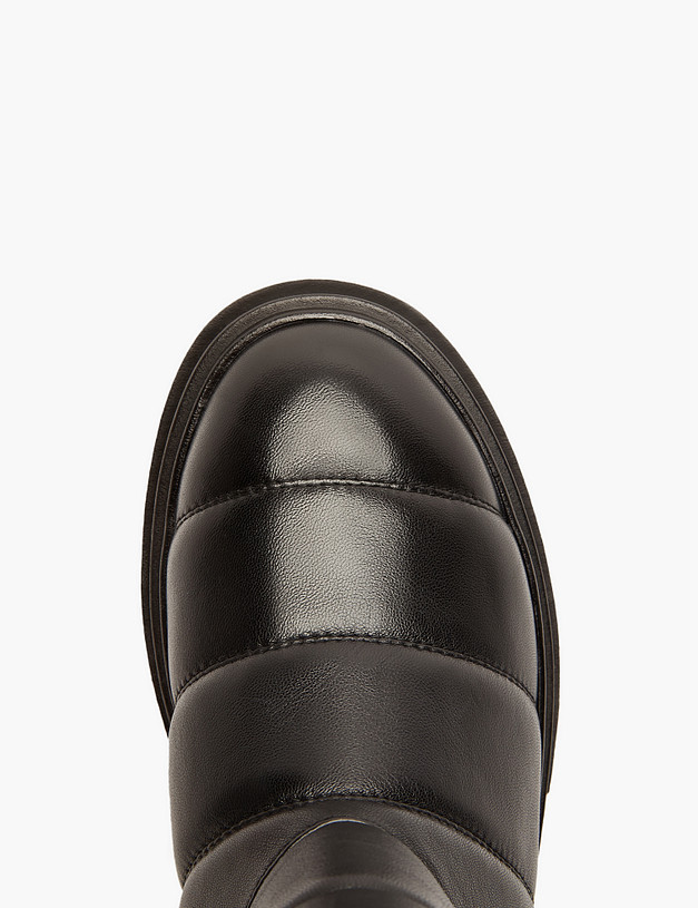 Черные женские ботинки на меху MASCOTTE 233-2265638-7501M | ракурс 4