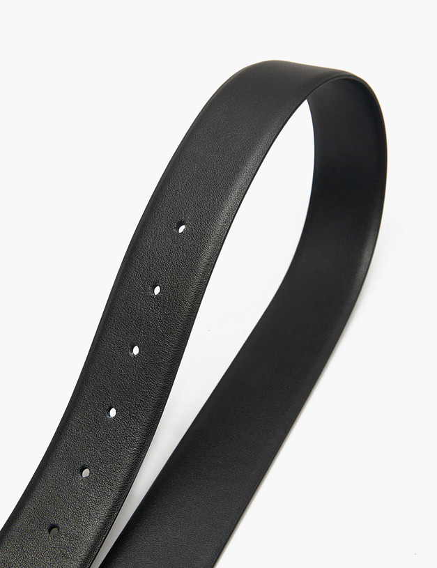 Черный женский ремень MASCOTTE 703-4205-102 | ракурс 4 Черный женский ремень MASCOTTE 703-4205-102 | ракурс 4