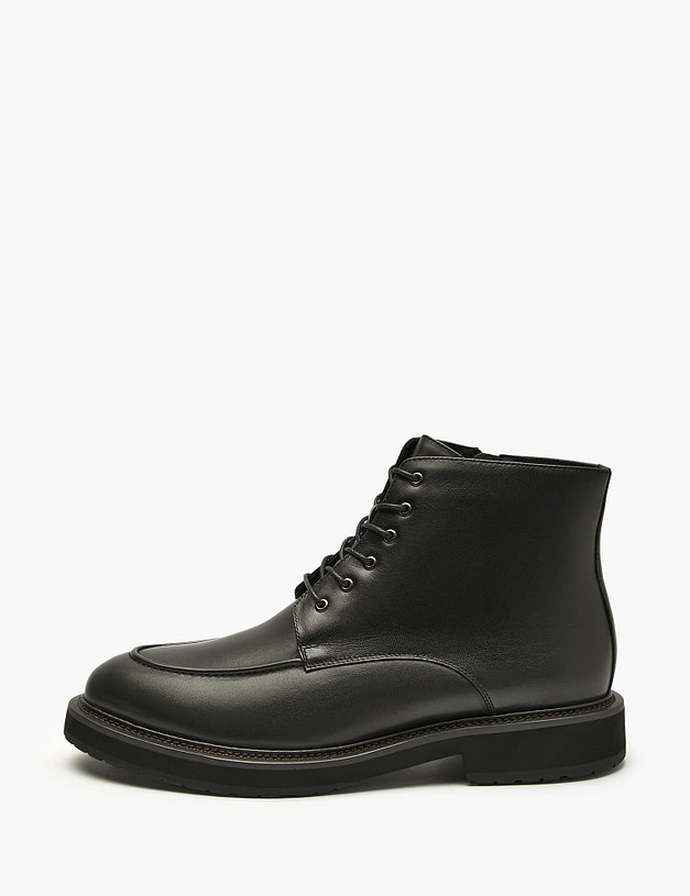 Черные мужские зимние ботинки MASCOTTE 175-520632-0102 | ракурс 3