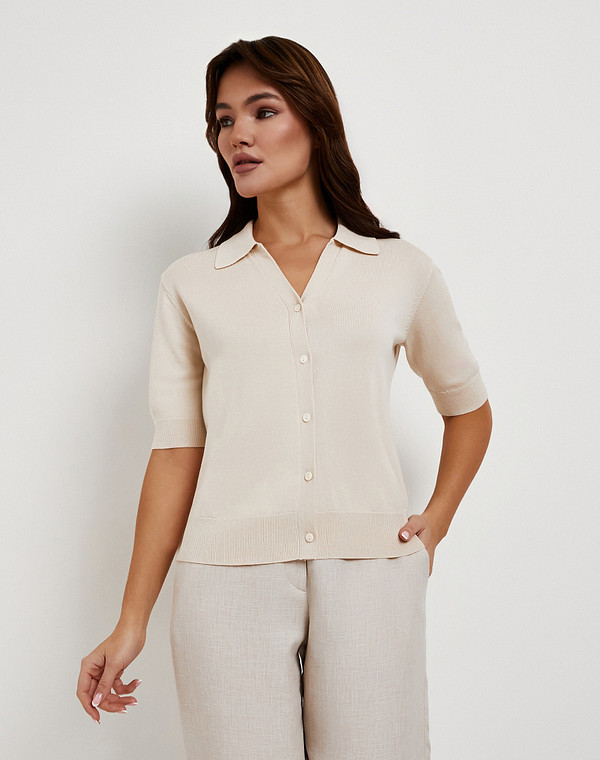 852-6125-2401 Джемпер женский молочн, Mascotte