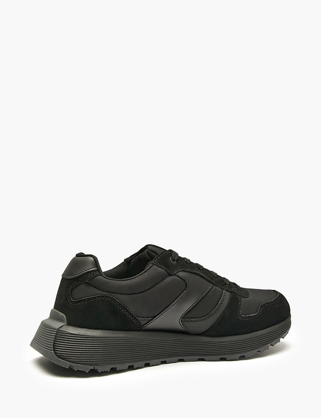 Черные мужские зимние кроссовки MASCOTTE 189-521551-0202 | ракурс 3