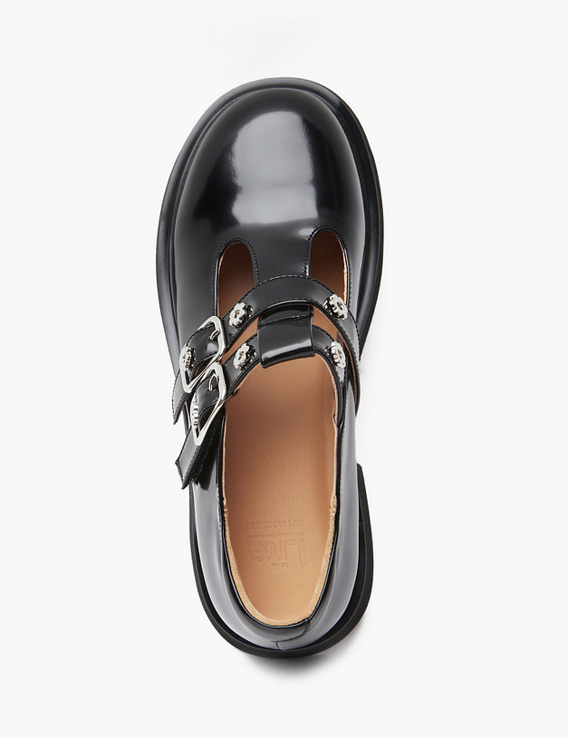 Черные женские туфли Мэри Джейн MASCOTTE 58-411912-0102 | ракурс 7 Черные женские туфли Мэри Джейн MASCOTTE 58-411912-0102 | ракурс 7
