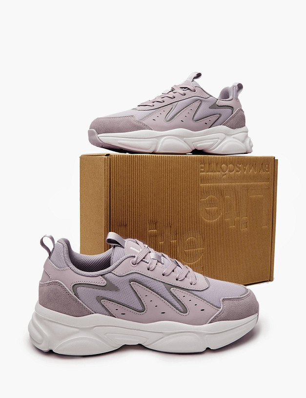 Фиолетовые женские кроссовки MASCOTTE 158-411321-0207 | ракурс 6