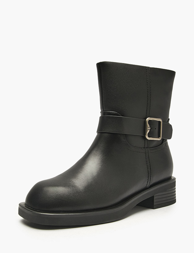 Черные женские зимние ботинки MASCOTTE 94-522131-3100M | ракурс 2