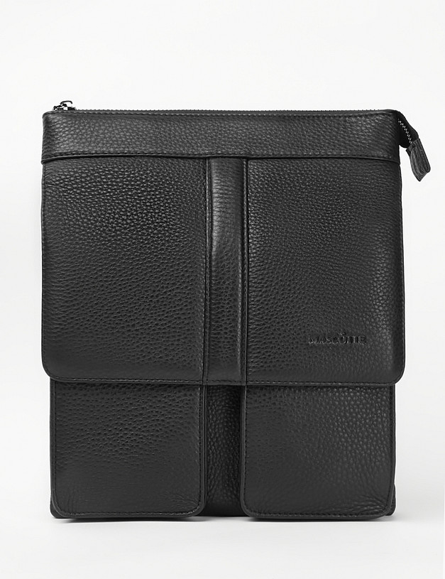 Черная мужская сумка MASCOTTE 622-2112-102 | ракурс 2