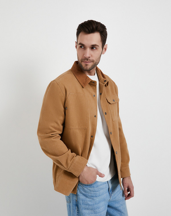 834-6113-2608 Куртка мужская песочный, Lite by Mascotte