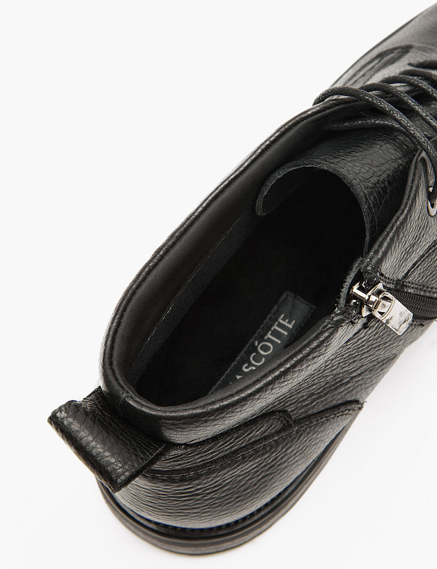 Черные мужские ботинки MASCOTTE 58-322423-0102 | ракурс 6