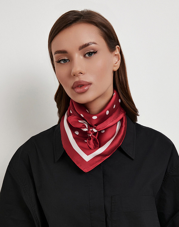 766-6101-2405 Платок женский бордо, Mascotte