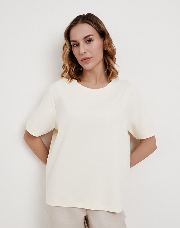 976-6106-2601M Футболка женская молочн, Mascotte