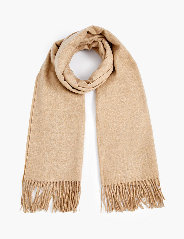 Бежевый женский шарф MASCOTTE 766-5218-2401 | ракурс 2