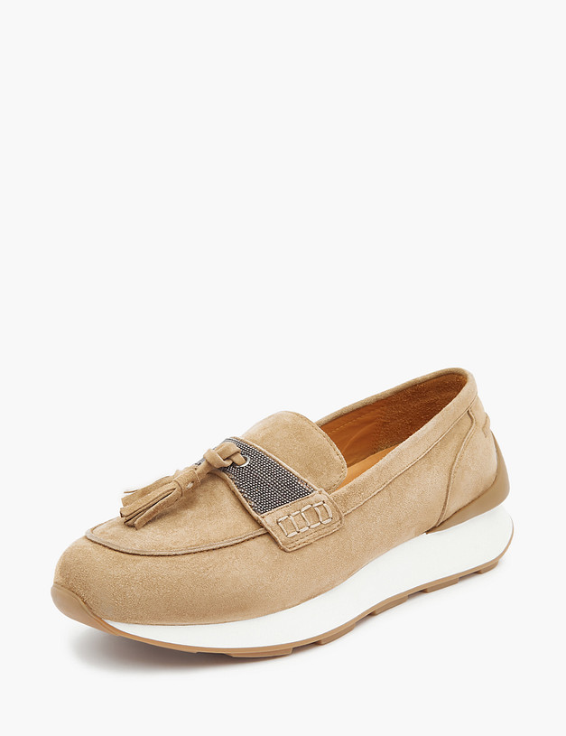 Бежевые женские лоферы MASCOTTE 58-3202413-3671M | ракурс 2
