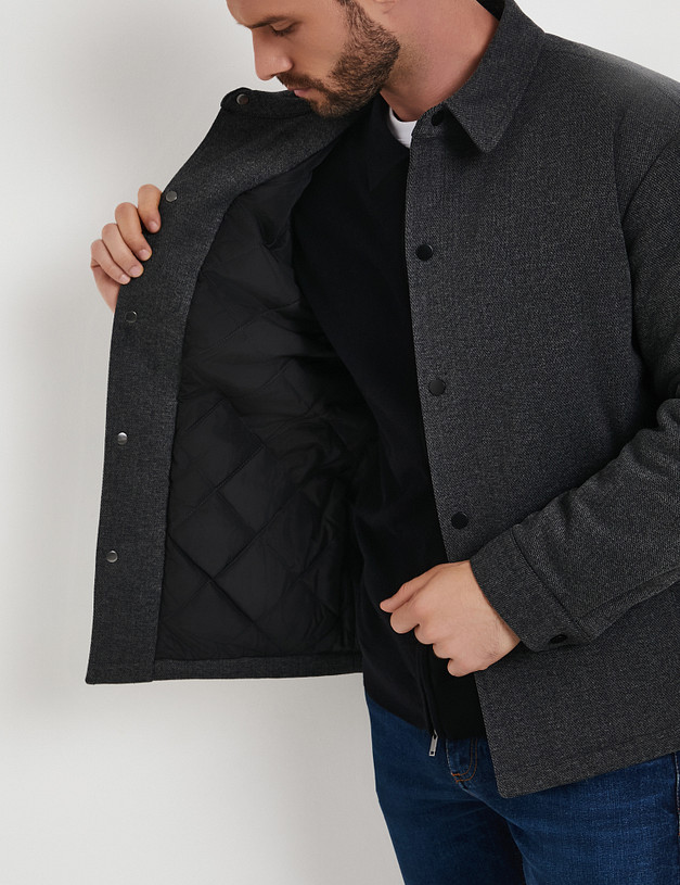 Графитовая мужская куртка MASCOTTE 885-5212-510 | ракурс 4