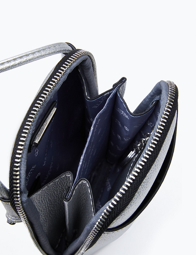 Серебристая женская сумка MASCOTTE 610-3101-6016 | ракурс 4 Серебристая женская сумка MASCOTTE 610-3101-6016 | ракурс 4