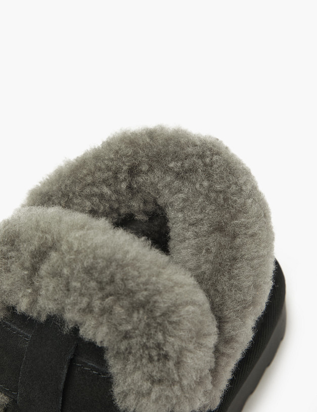 Черные женские угги MASCOTTE 234-42251355-0202 | ракурс 6 Черные женские угги MASCOTTE 234-42251355-0202 | ракурс 6