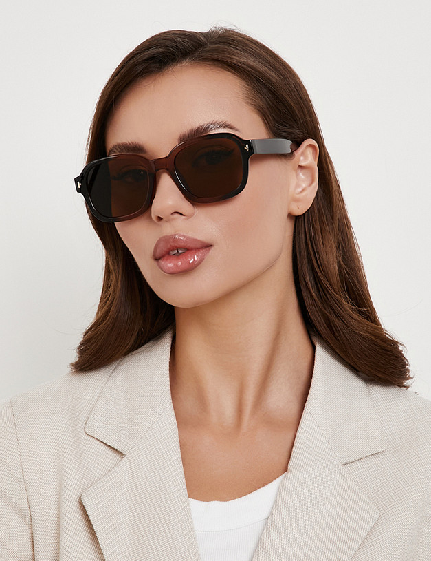 Коричневые женские очки MASCOTTE 793-6107-7709 | ракурс 2