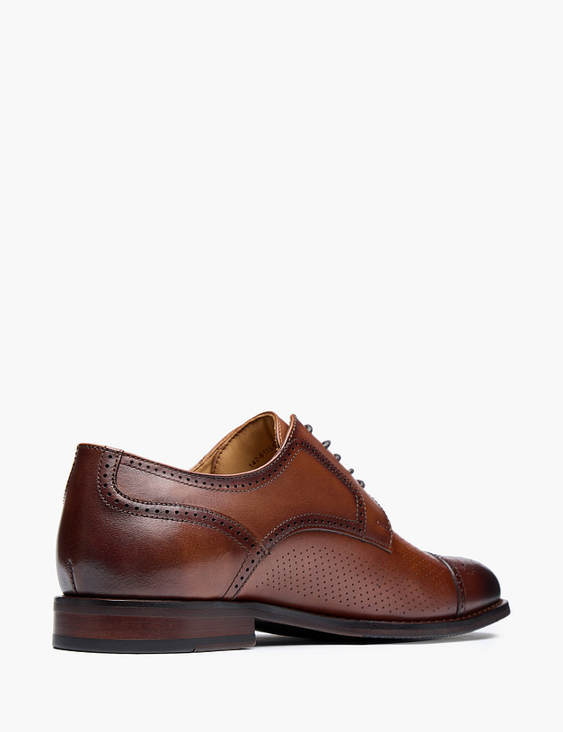 Коричневые мужские полуботинки MASCOTTE 142-611512-0109 | ракурс 3