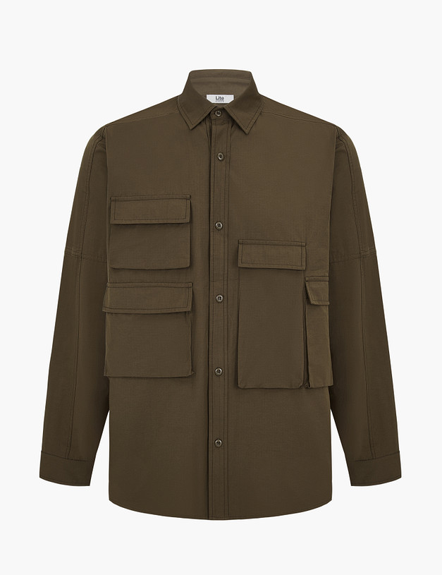 Мужская ветровка цвета капучино MASCOTTE 971-5114-2609 | ракурс 8