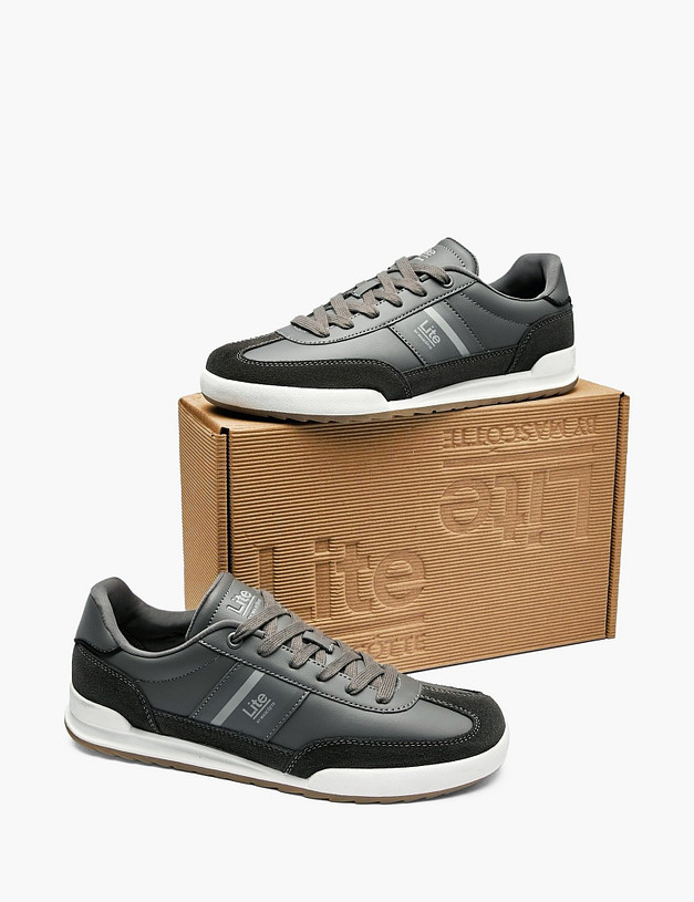 Серые мужские кеды MASCOTTE 64-610121-0610 | ракурс 6