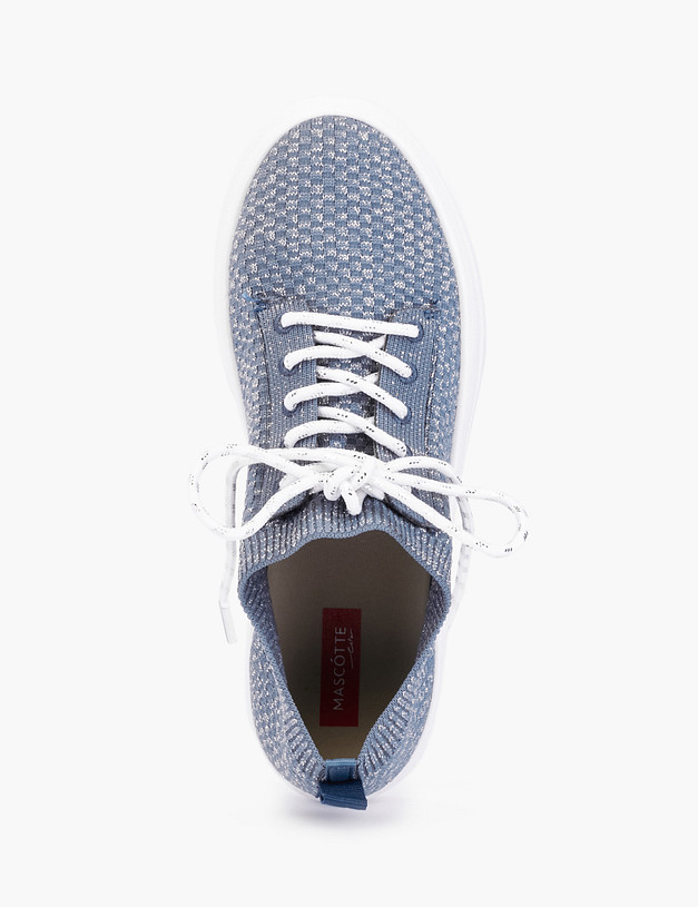Серо-голубые женские кеды MASCOTTE 18-210191-0203 | ракурс 5