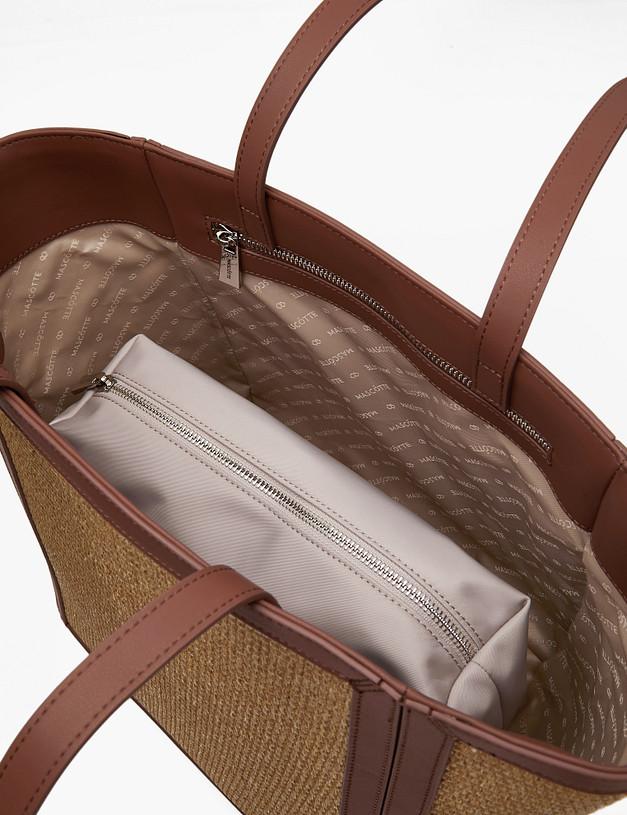 Соломенная женская сумка-тоут MASCOTTE 604-4164-0318 | ракурс 4