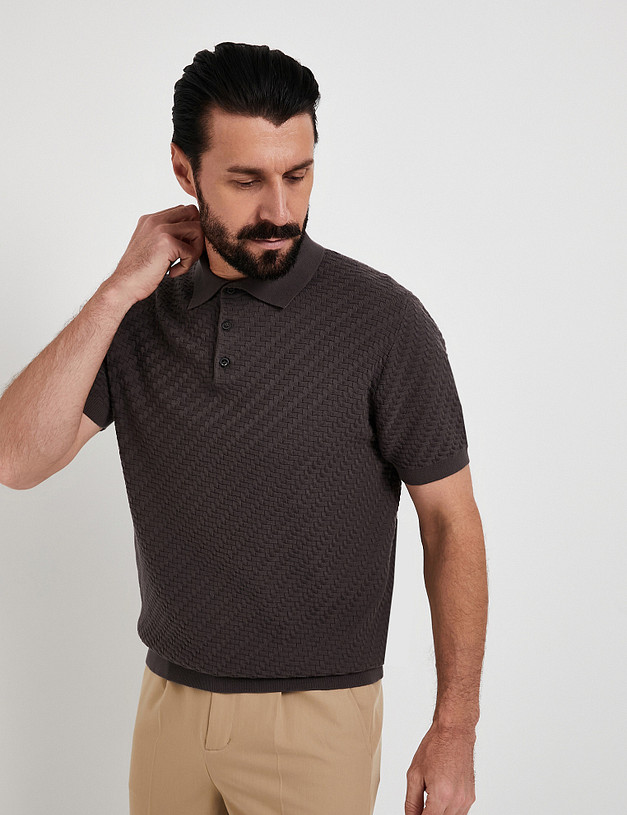 Серый мужской джемпер MASCOTTE 852-6110-2610 | ракурс 3