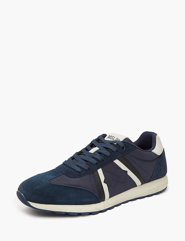 Синие мужские кроссовки MASCOTTE 189-3215022-0203 | ракурс 2