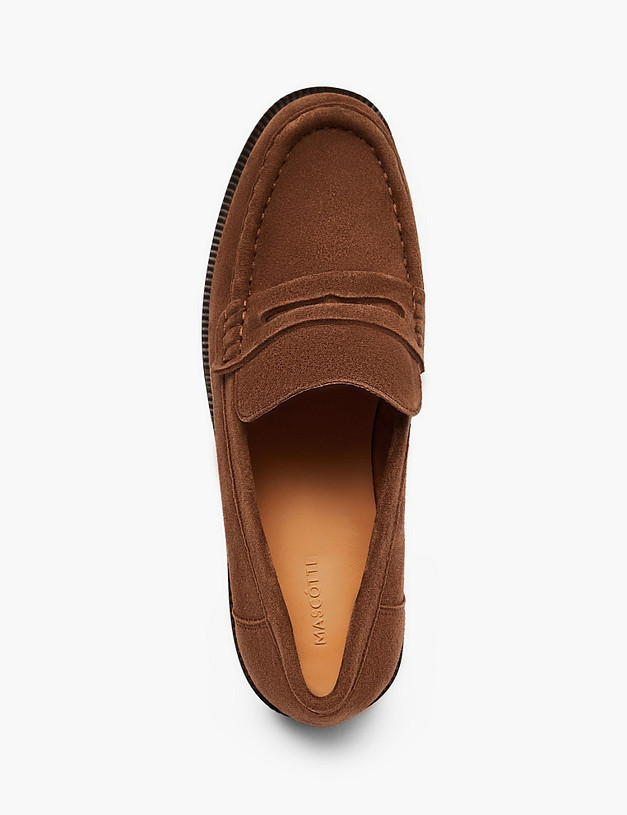 Коричневые женские лоферы MASCOTTE 234-610511-0609 | ракурс 4