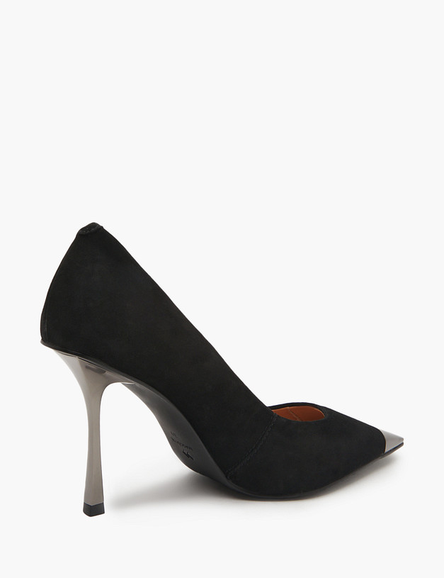 Черные женские туфли на шпильке MASCOTTE 233-513711-3605M | ракурс 4