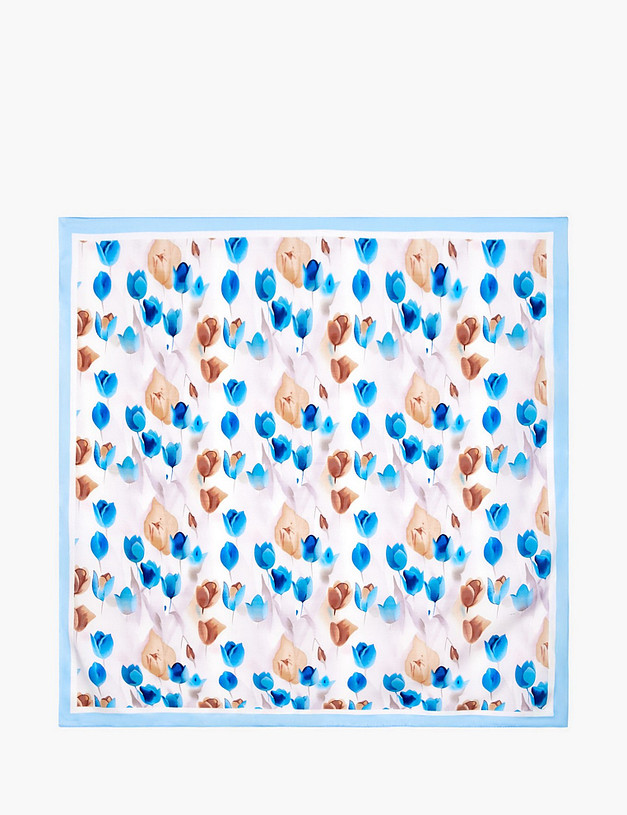 Голубой женский платок MASCOTTE 766-6107-2411 | ракурс 3