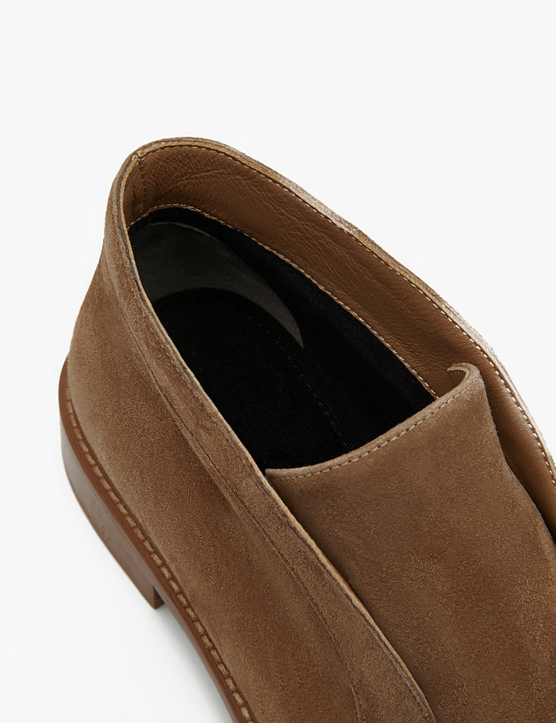Бежевые женские велюровые дезерты MASCOTTE 172-2265421-3671M | ракурс 7