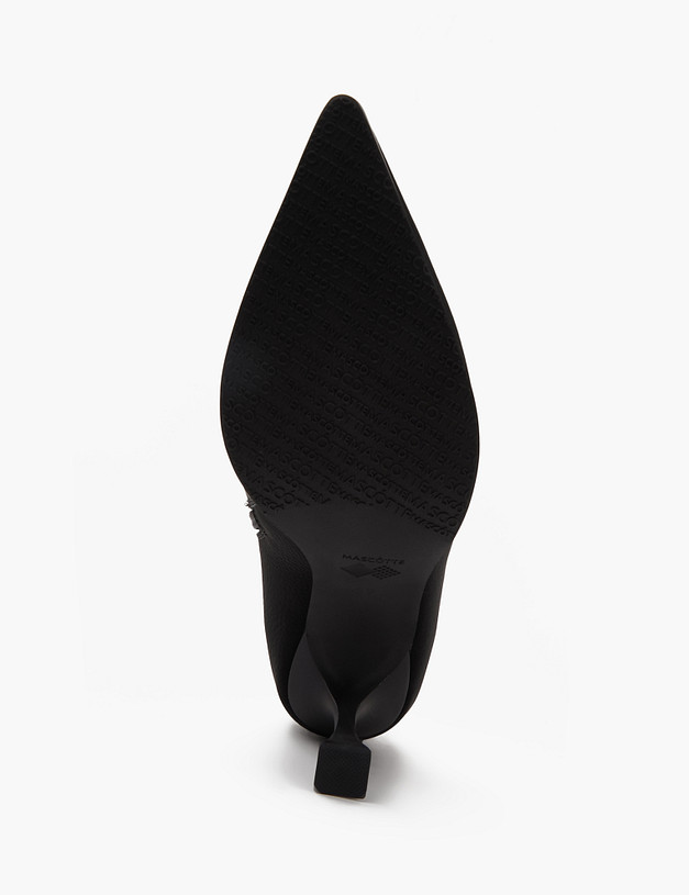 Черные женские ботильоны из велюра MASCOTTE 234-410320-0602 | ракурс 5