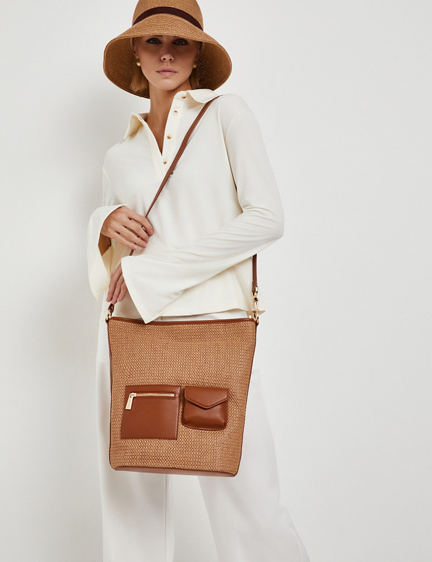 Коричневая женская сумка MASCOTTE 660-5122-0309 | ракурс 1