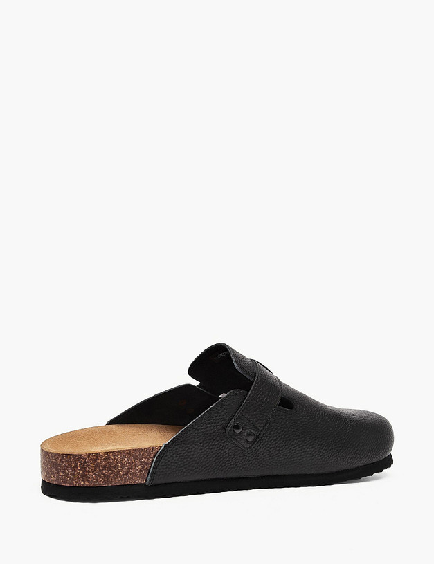 Черные мужские сабо MASCOTTE 98-614821-0102 | ракурс 3