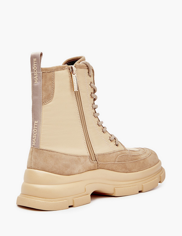 Бежевые женские ботинки MASCOTTE 233-3201921-0208 | ракурс 4