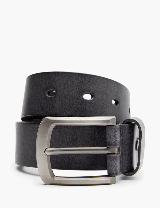 Синий мужской ремень MASCOTTE 703-3106-102 | ракурс 2