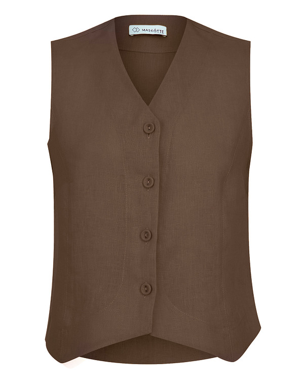 790-4103-2709 Жилет женский корич, Mascotte