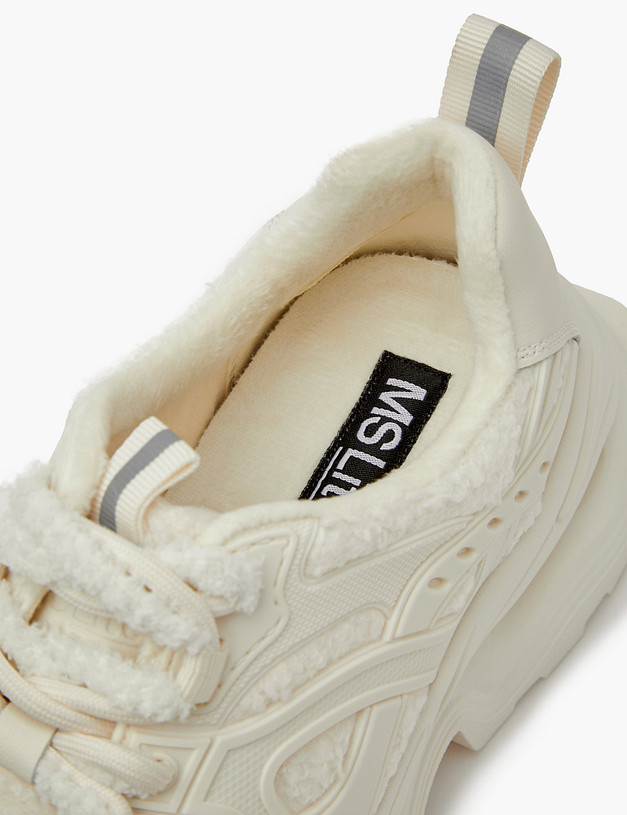 Белые женские кроссовки MASCOTTE 234-323421-0401 | ракурс 7