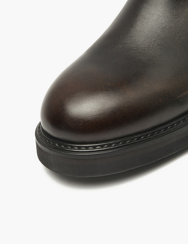 Коричневые мужские челси MASCOTTE 175-520722-6108M | ракурс 8