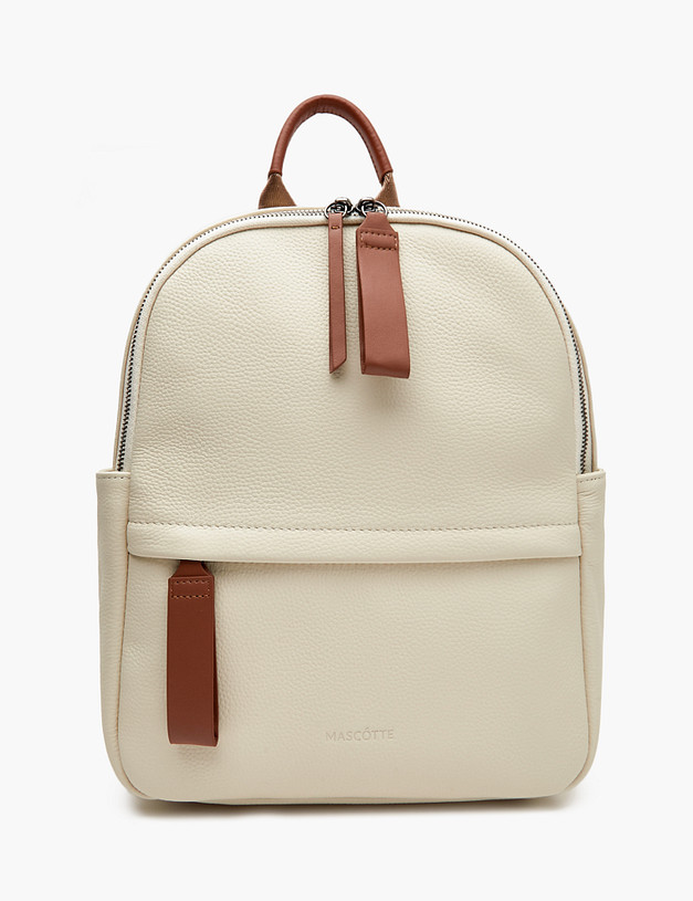 Молочный женский рюкзак MASCOTTE 602-4120-101 | ракурс 2