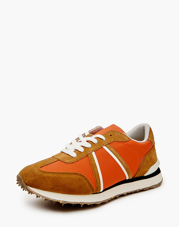 128-4191121-0213 Полуботинки для активного отдыха мужские текстиль-велюр/текстиль оранж-корич, Mascotte Lite