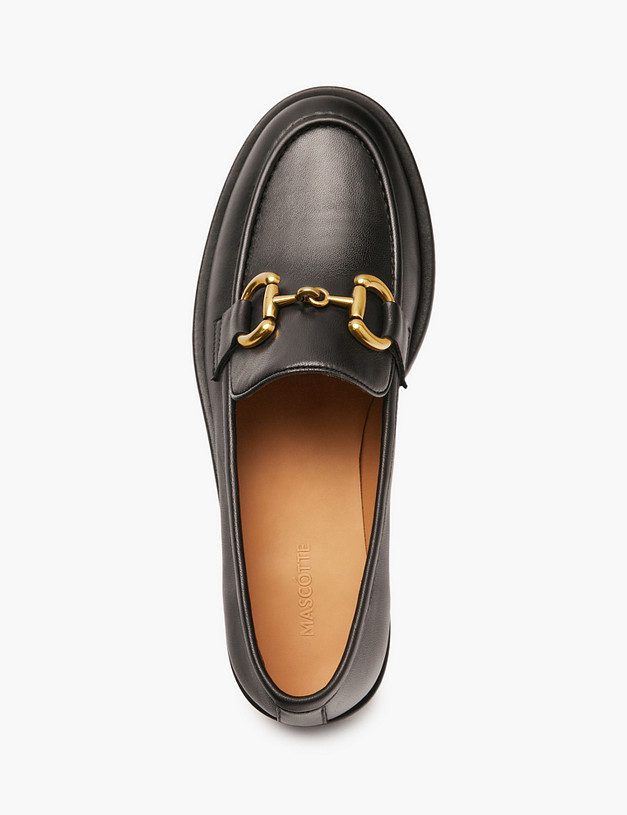 Черные женские лоферы MASCOTTE 58-514311-3501M | ракурс 4