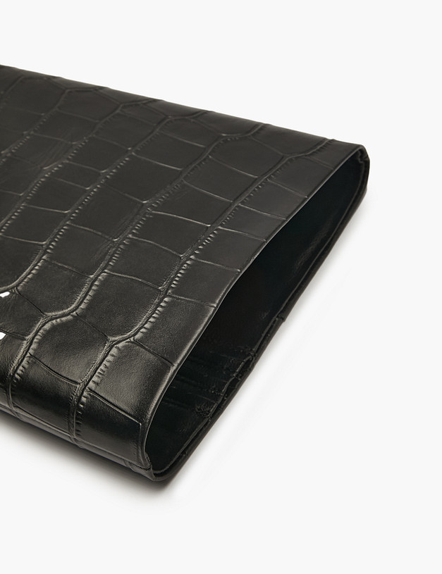 Черные женские сапоги с тиснением MASCOTTE 175-5281022-0102 | ракурс 6