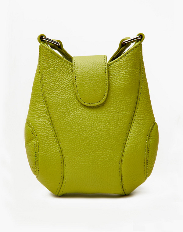 660-4144-104 Сумка женская нат.кожа-и.кожа/текстиль зелен, S, Mascotte