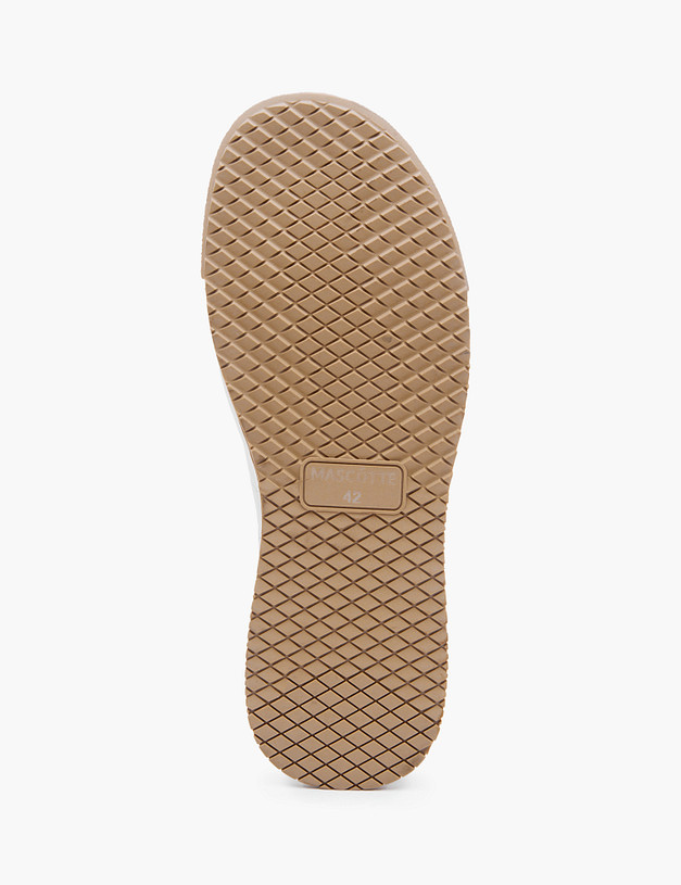 Белые кожаные мужские кроссовки MASCOTTE 58-3170521-3192M | ракурс 5